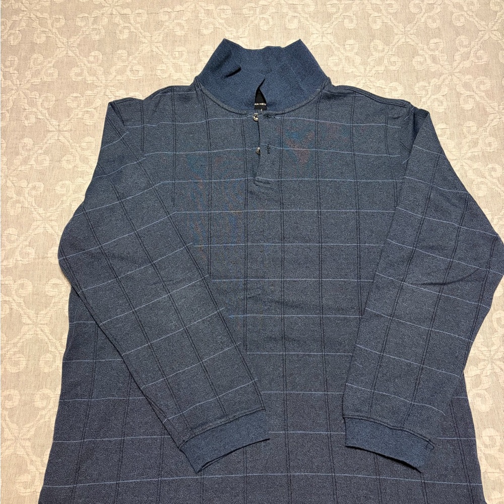 Van Heusen Men's Turtleneck Sweater in Navy